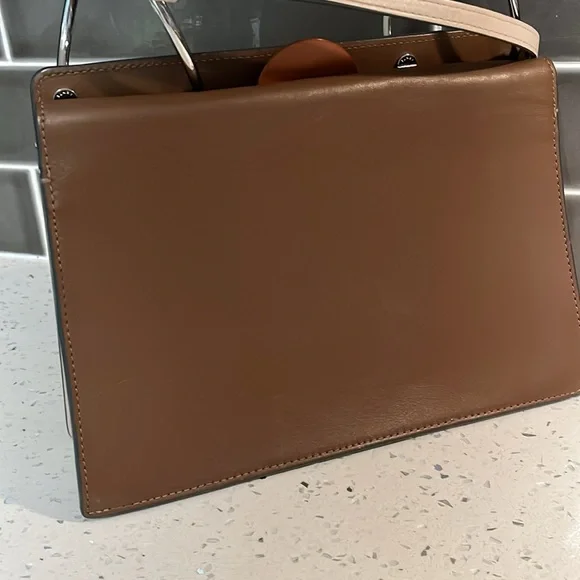 Danse Lente Phoebe Bag Purse Tan & Beige Leather - EUC! - Picture 4 of 13